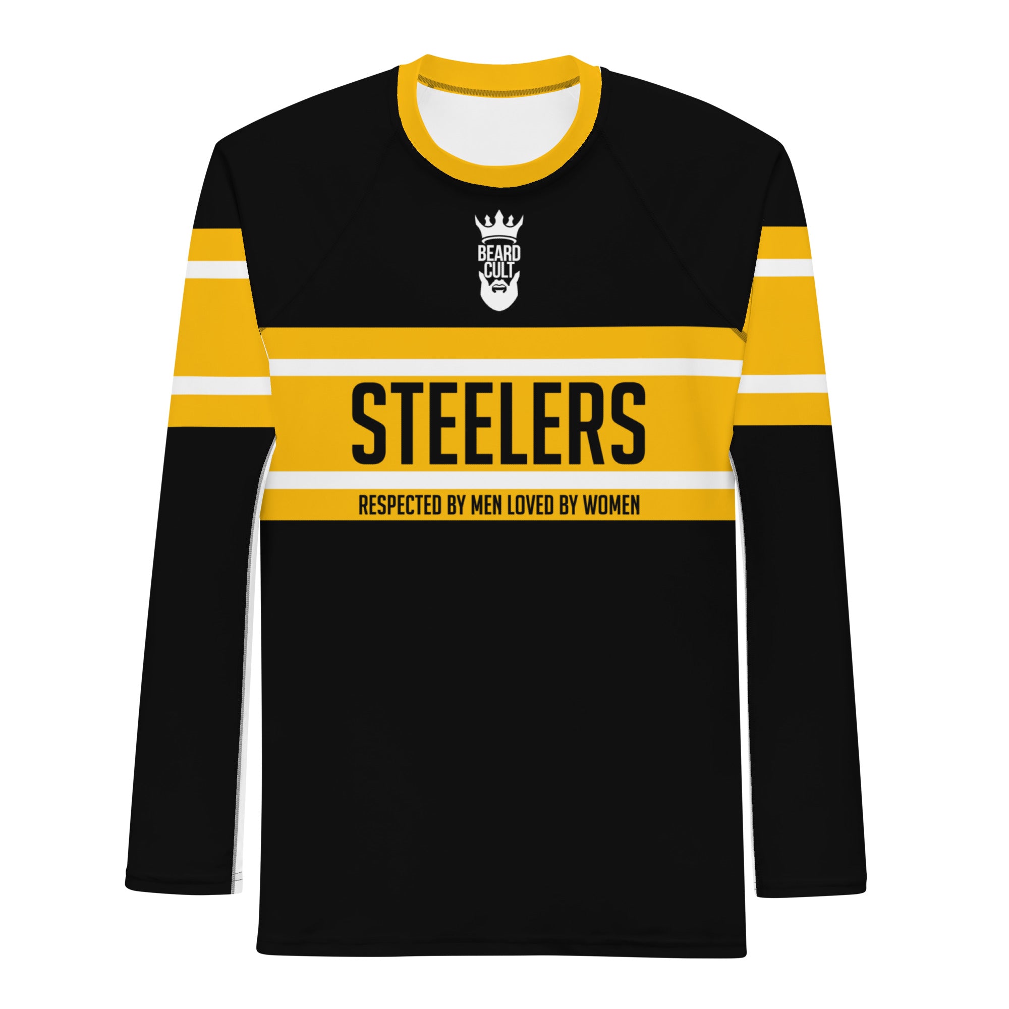 Steelers Beard Cult Men's Rash Guard Men's Rash Guard