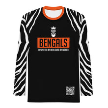 Load image into Gallery viewer, Bengals Black Beard Cult Men&#39;s Rash Guard
