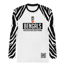 Load image into Gallery viewer, Bengals White Out Beard Cult Men&#39;s Rash Guard
