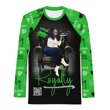 Load image into Gallery viewer, Green Royalty Beard Cult Men&#39;s Rash Guard
