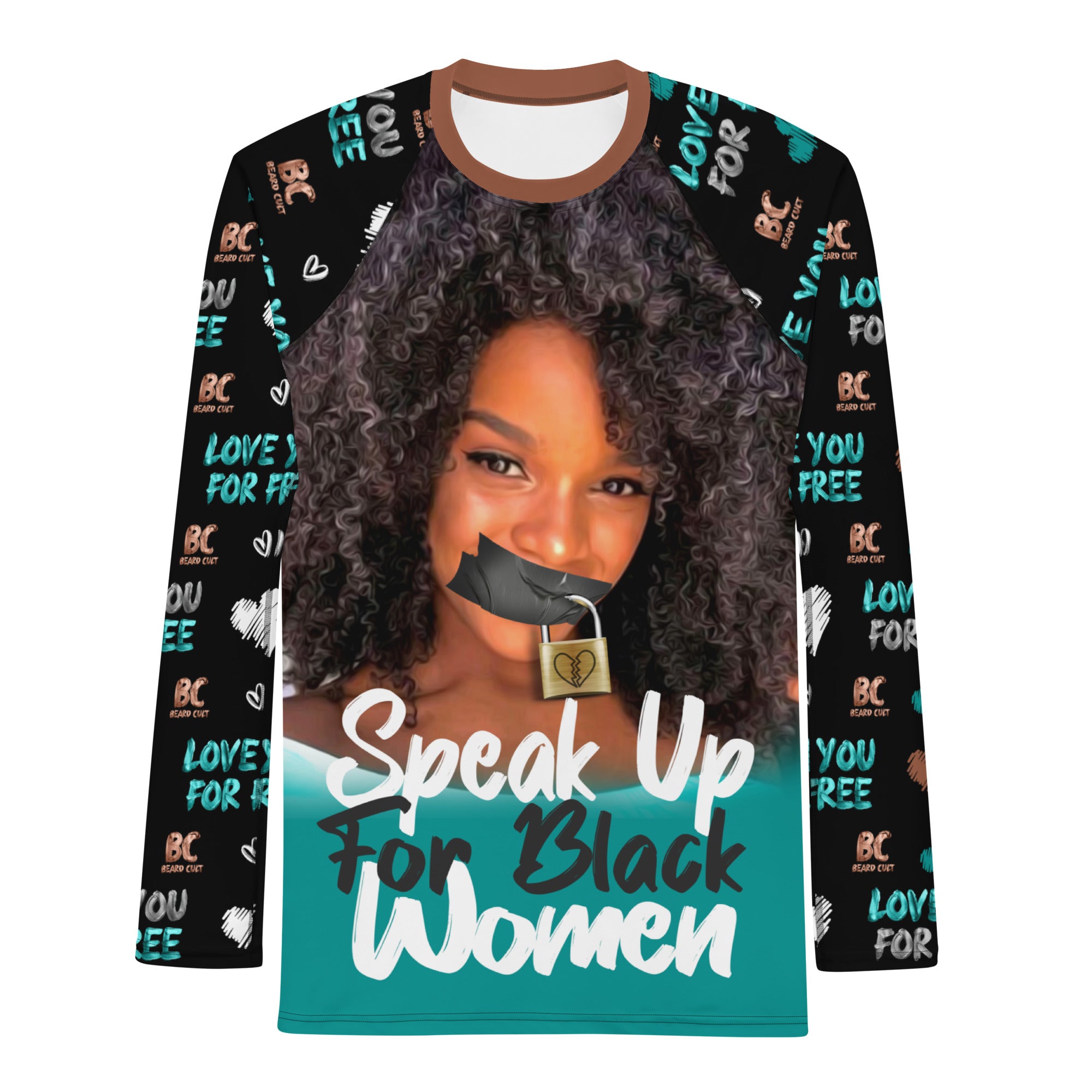 Speak Up Beard Cult Men's Rash Guard